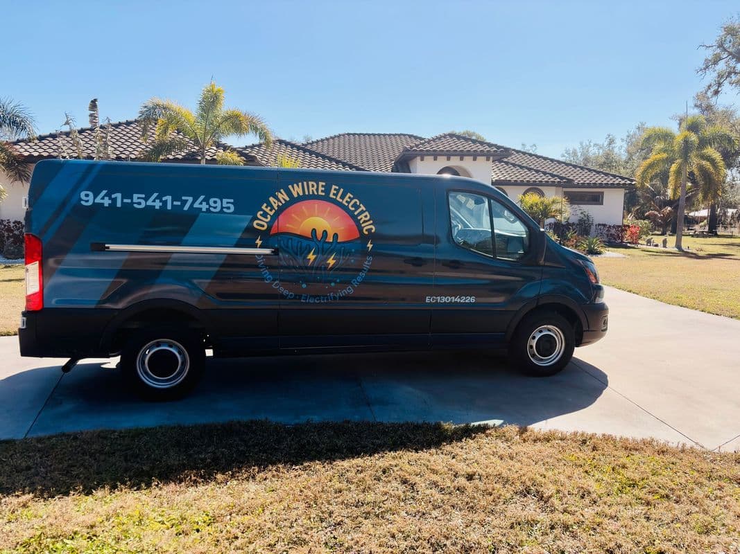 Electrical panel installation by Ocean Wire Electric in Bradenton FL